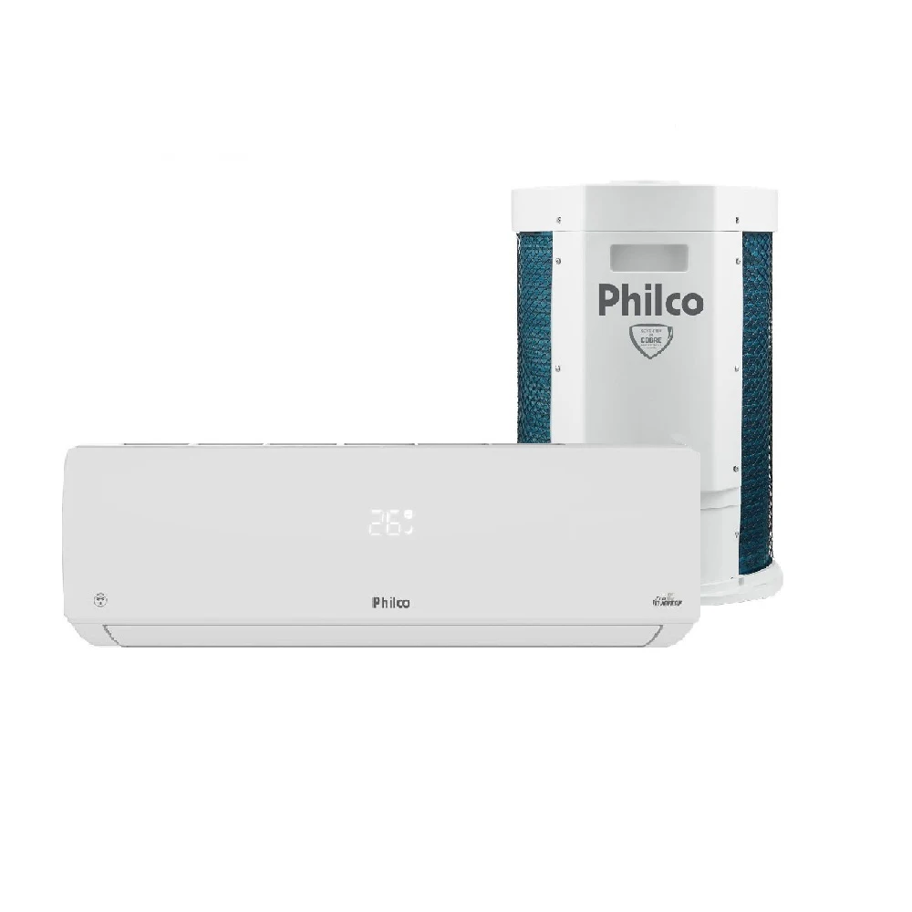 AR CONDICIONADO SPLIT PHILCO HI WALL ECO INVERTER 18.000 BTU/H QUENTE E FRIO MONOFÁSICO BRANCO PAC18000IQFM15 - 220V