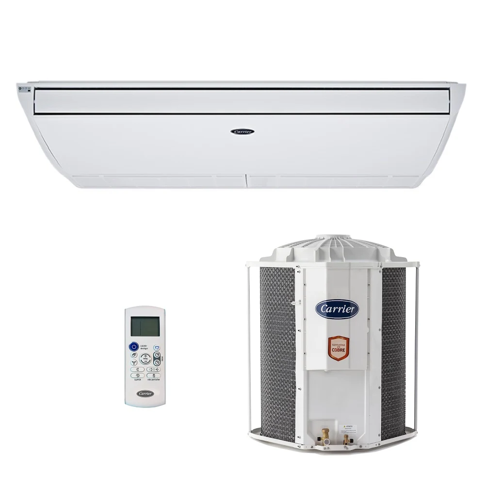 AR CONDICIONADO SPLIT TETO CARRIER XPERIENCE FIXO 36.000 BTU/H FRIO MONOFÁSICO BRANCO 42ZQB36C5/38CCW036515MC 220V