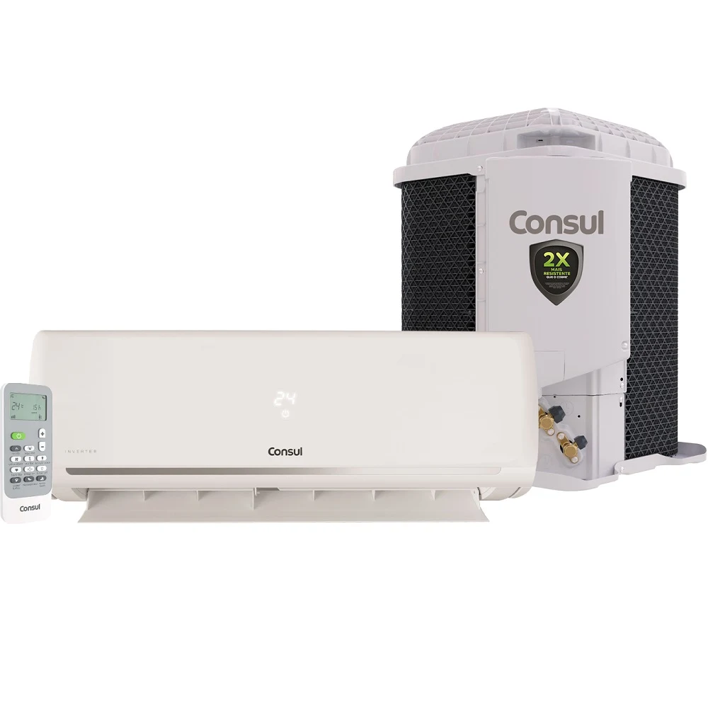 AR CONDICIONADO SPLIT CONSUL TRIPLE INVERTER ECONOMAXI 9.000 BTU/H FRIO MONOFÁSICO BRANCO CBK09CBXNA - BIVOLT