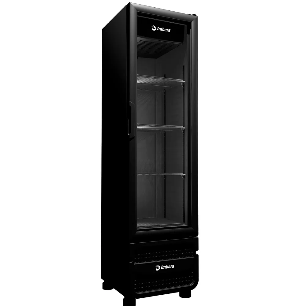 EXPOSITOR VERTICAL IMBERA 244L PV FULL BLACK VR08- BIVOLT