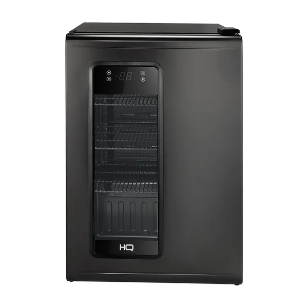Cervejeira Expositor Vertical HQ 100 Litros Frost Free Inox Titanium HQ-100CEVPVFFI1 127V