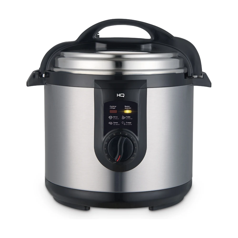 PANELA DE PRESSÃO ELÉTRICA MULTIFUNCIONAL HQ 6 LITROS INOX HQ-Y6M1I 127V