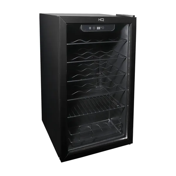 Adega de Vinhos Compressor HQ 75 Litros 24 Garrafas Preto HQ-AV24H2 220V