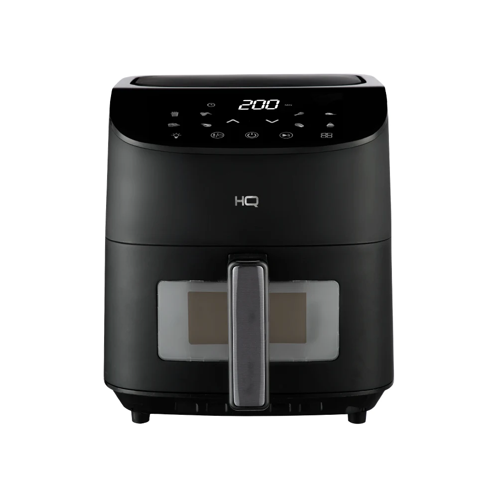 FRITADEIRA ELÉTRICA SEM ÓLEO AIRFRYER HQ 7 LITROS DIGITAL COM VISOR PRETO HQ-AF7LDL2 220V