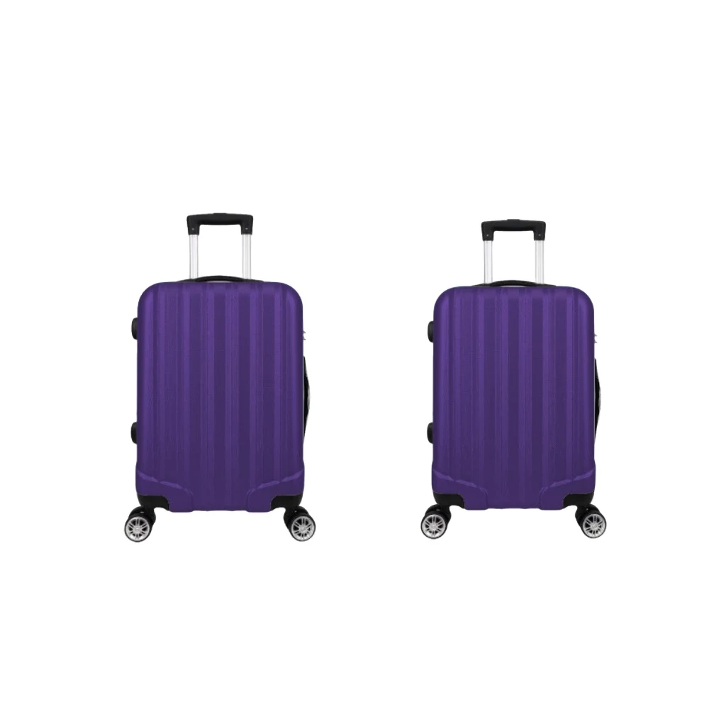 KIT MALA DE VIAGEM ABS 2 PEÇAS ADVENTURE E ACTION FORTT ROXA MAB01-RX
