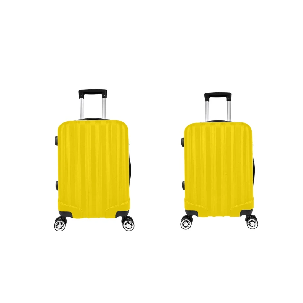 KIT MALA DE VIAGEM ABS 2 PEÇAS ADVENTURE E ACTION FORTT AMARELA - MAB01-AM