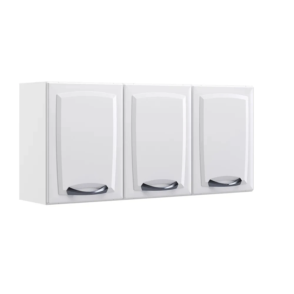 Armário Aéreo de cozinha Itatiaia New Premium 3 Portas Branco