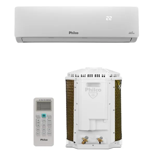 Ar Condicionado Split Philco Hi Wall Inverter 9.000 BTU/h Quente e Frio Monofásico Branco PAC9QC 220