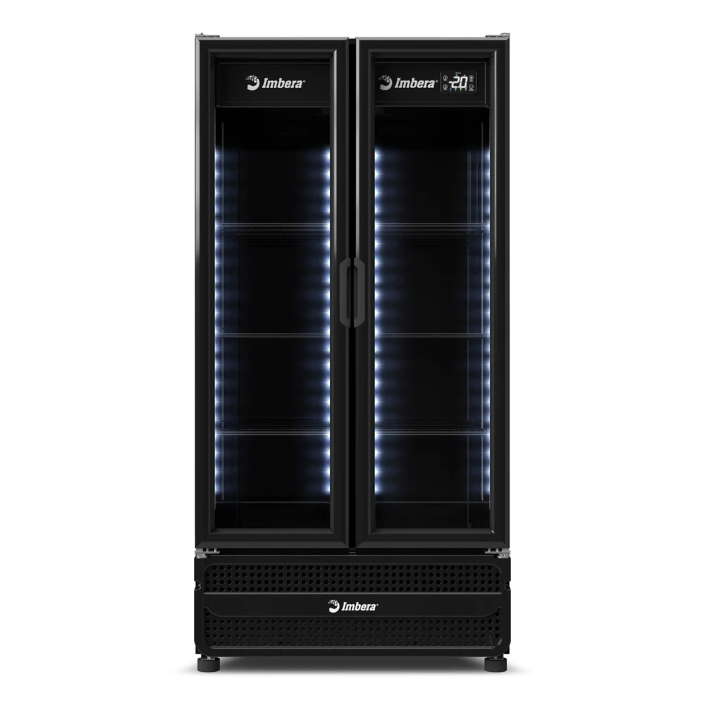 CERVEJEIRA IMBERA 810 LITROS PORTA DE VIDRO FULL BLACK CCV480 127V