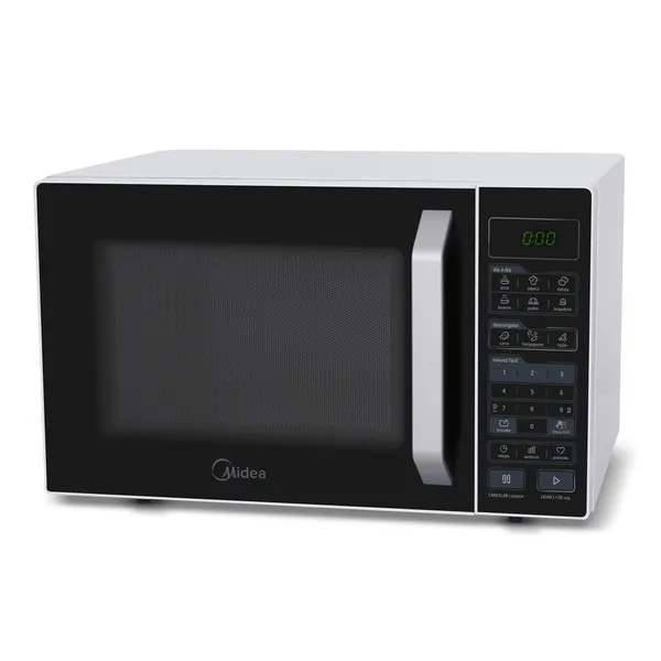 Forno Micro-ondas Midea 27 Litros 800W Branco e Preto MXSA27P2 220V