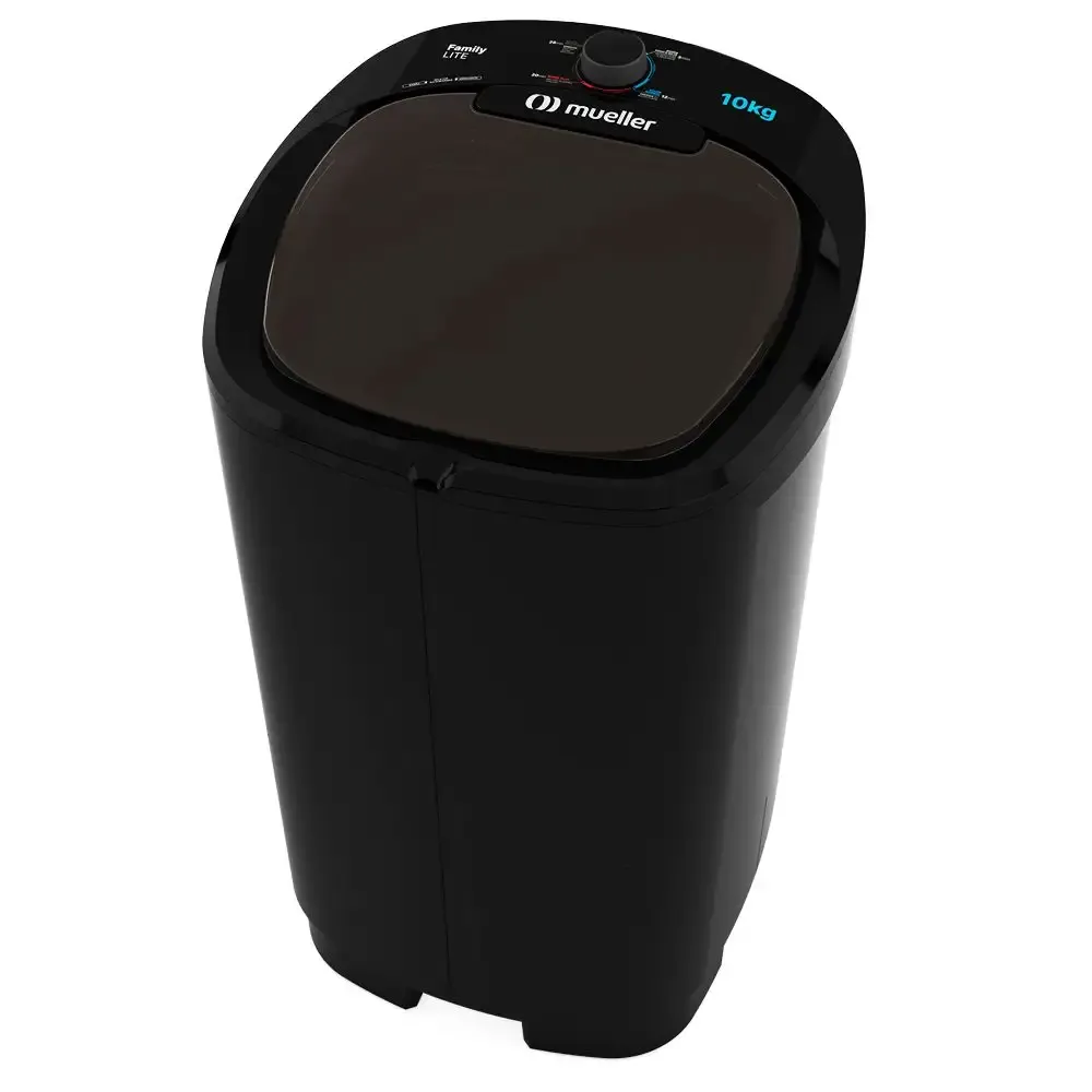 Tanquinho Mueller 10Kg Semiautomático MLT10 Preto 127V