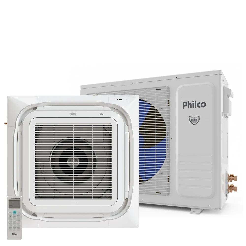 AR CONDICIONADO SPLIT PHILCO CASSETE ECO INVERTER 36.000 BTU/H FRIO MONOFÁSICO PAC36000ICFM16 - 220V