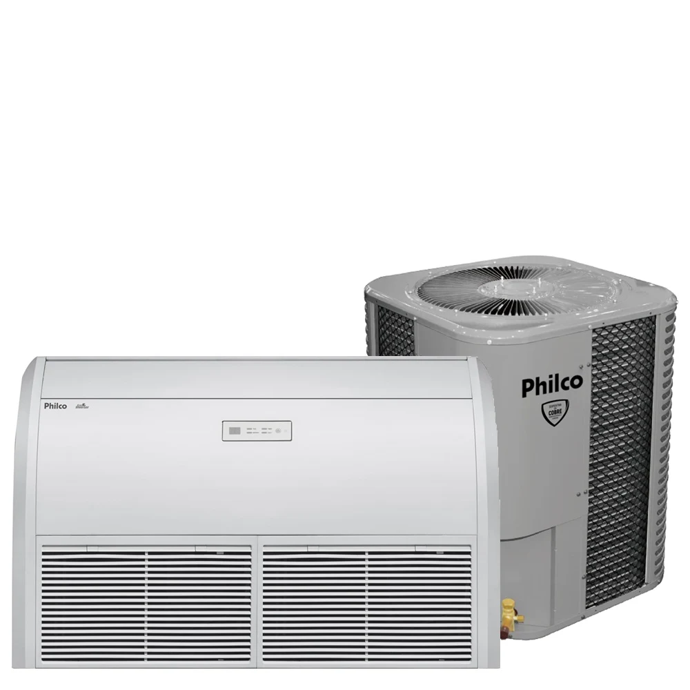 AR CONDICIONADO SPLIT PHILCO PISO TETO INVERTER 36.000 BTU/H FRIO MONOFÁSICO BRANCO PAC36000IPFM15 - 220V