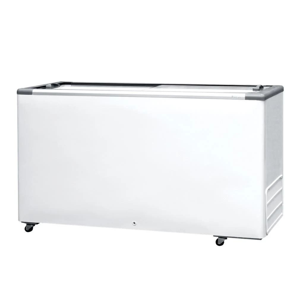FREEZER CONSERVADOR HORIZONTAL FRICON 503 LITROS BAIXA TEMPERATURA TAMPA DE VIDRO BRANCO HCEB 503 V 127V