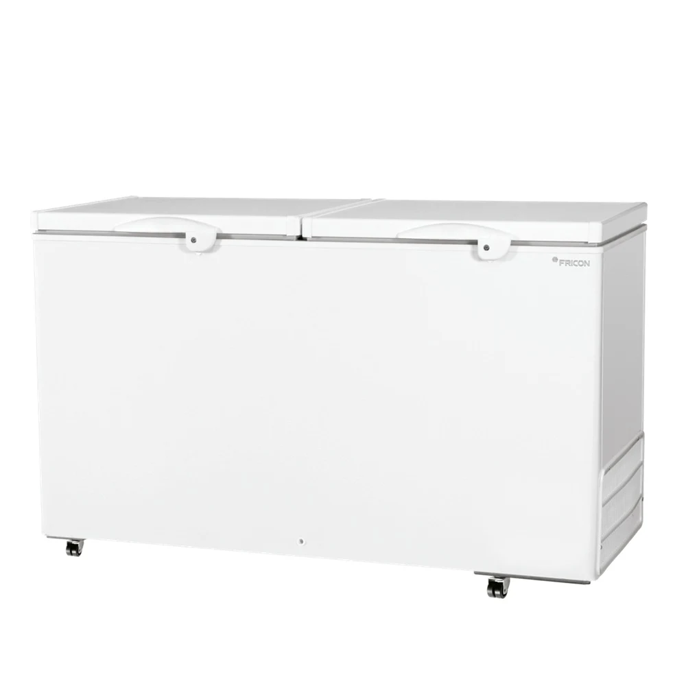 FREEZER CONSERVADOR HORIZONTAL FRICON 503 LITROS DUPLA AÇÃO TAMPA DE CHAPA BRANCO HCED 503 C 127V