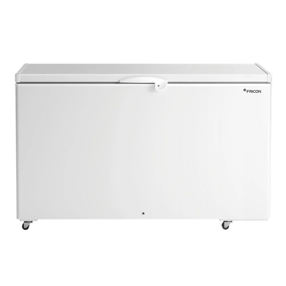 FREEZER CONSERVADOR HORIZONTAL FRICON 503 LITROS DUPLA AÇÃO TAMPA DE CHAPA ÚNICA BRANCO HCED 503 C 220V