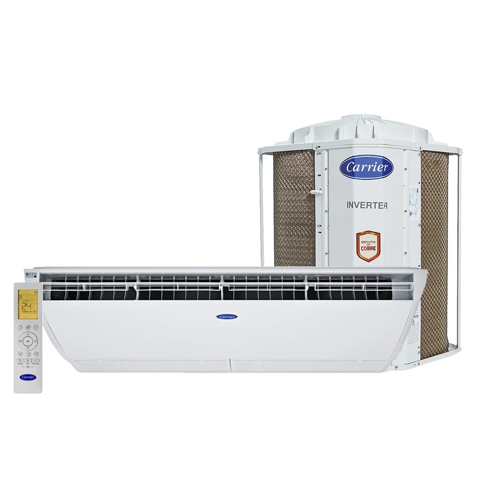 AR CONDICIONADO SPLIT TETO CARRIER XPOWER INVERTER CONNECT 36.000 BTU/H FRIO MONOFÁSICO BRANCO 42ZQVE36C5/38CCVE36515MC 220V