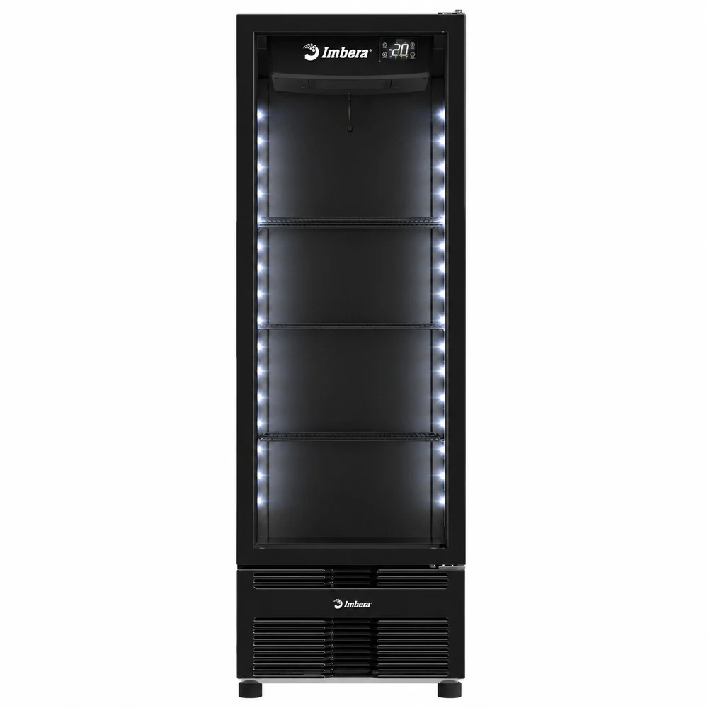 CERVEJEIRA IMBERA 569 LITROS INVERTER PORTA DE VIDRO FULL BLACK CCV355 BIVOLT
