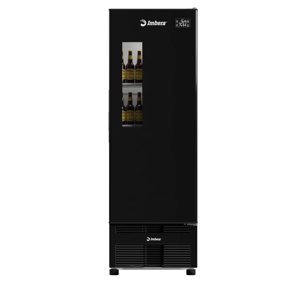 CERVEJEIRA IMBERA 569 LITROS INVERTER PORTA WINDOW PRETA E BRANCA CCV355 BIVOLT