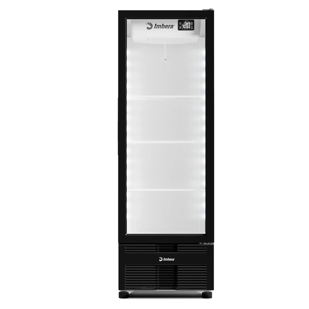 CERVEJEIRA IMBERA 569 LITROS INVERTER PORTA DE VIDRO PRETA E BRANCA CCV355 BIVOLT
