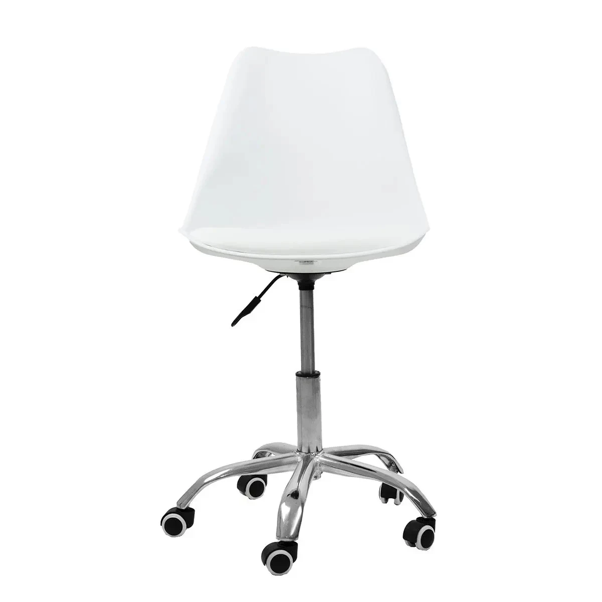 CADEIRA DE ESCRITÓRIO SECRETÁRIA FOX BASE GIRATÓRIA BRANCA F032