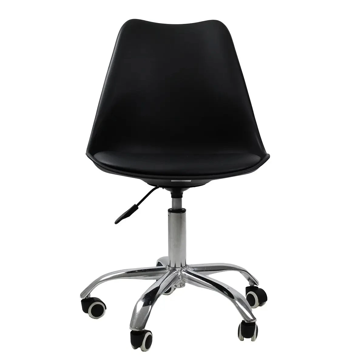 Cadeira de Escritório Secretária Fox Eames Base Giratória Preta F032