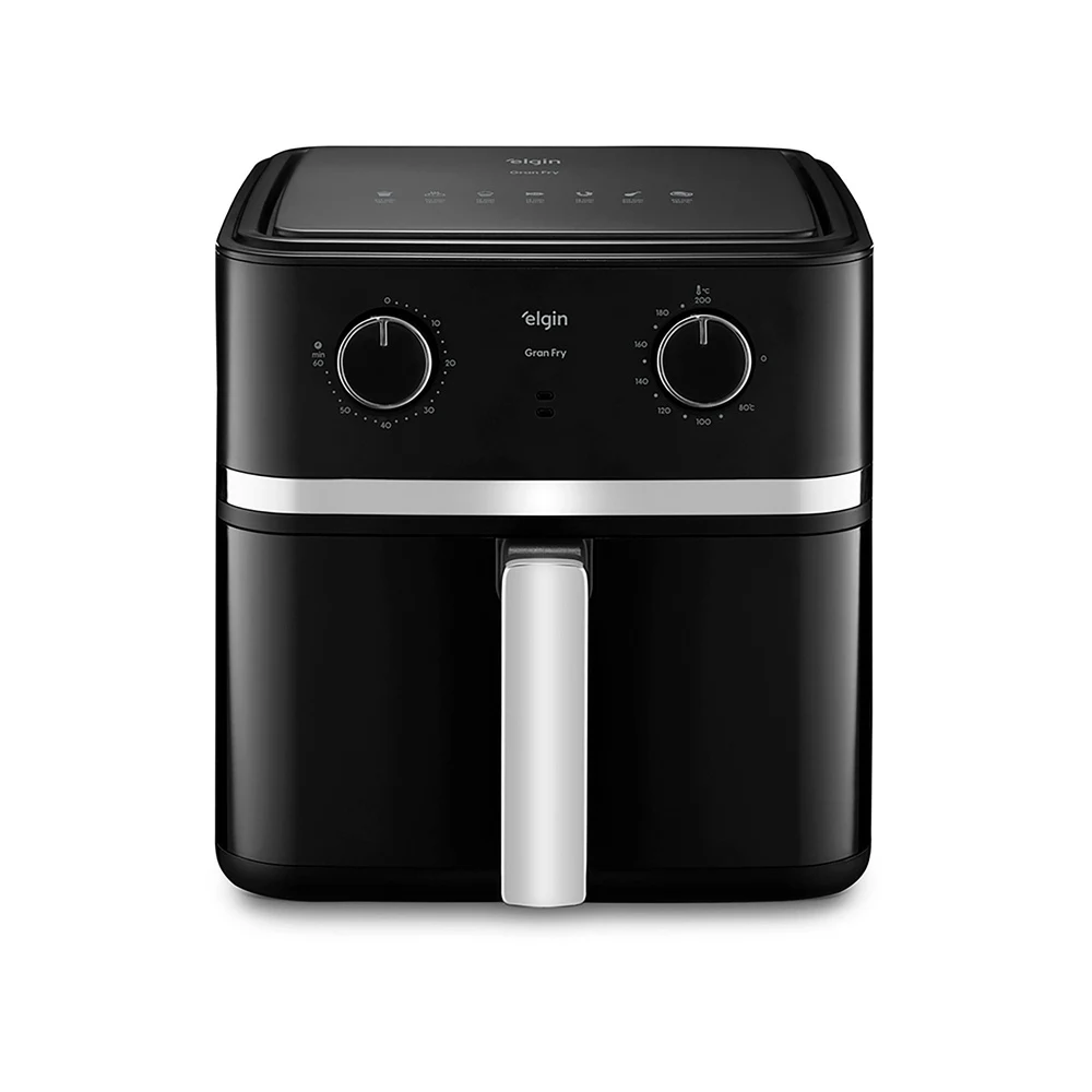 FRITADEIRA ELÉTRICA AIR FRYER ELGIN GRAN FRY 8 LITROS PRETO AFG80 220V