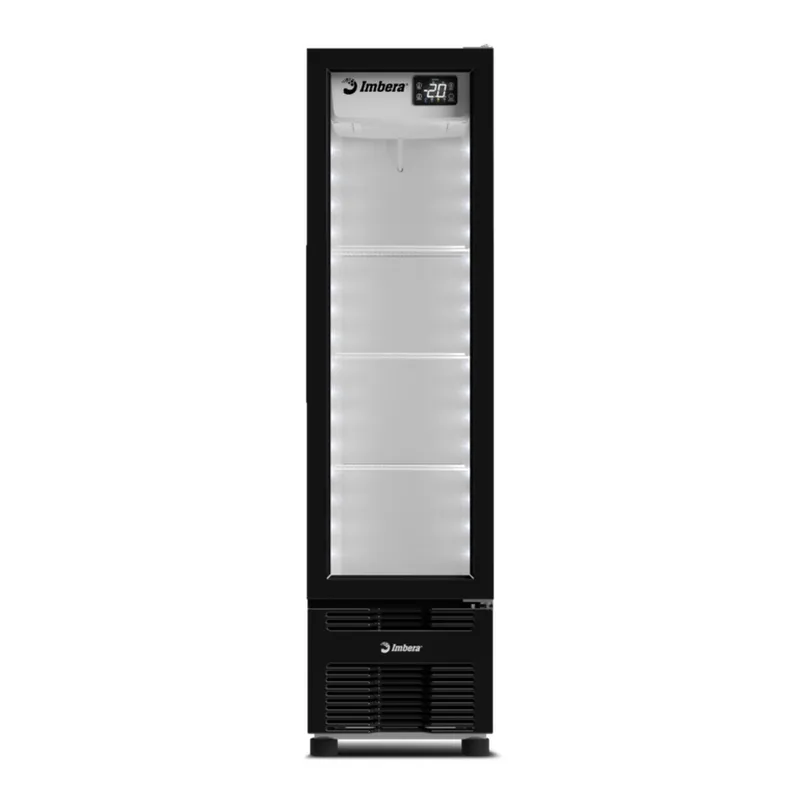 Cervejeira Imbera 244 Litros Inverter Porta de Vidro Preta e Branca CCV144 Bivolt
