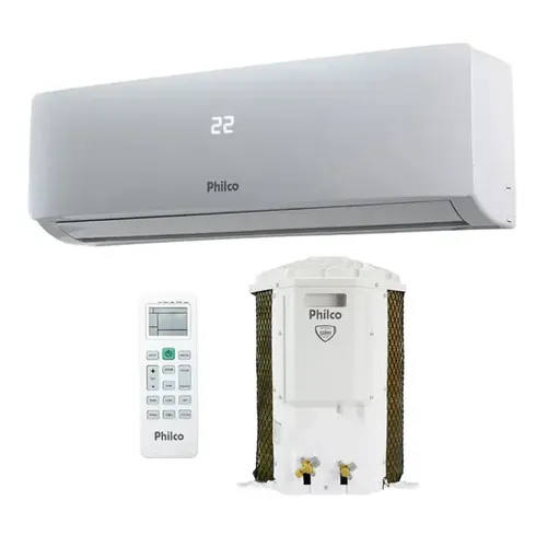 Ar Condicionado Split Philco Hi Wall 9.000 BTU/h Quente e Frio Monofásico Branco PAS9QT 220V
