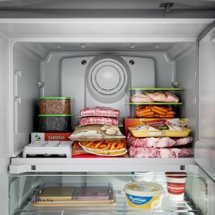 Geladeira Consul 337 L Frost Free com Espaço Extra Frio Inox CRB39MK
