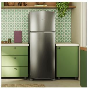 Geladeira Consul 333 L Duplex Frost Free Inox CRM40MK